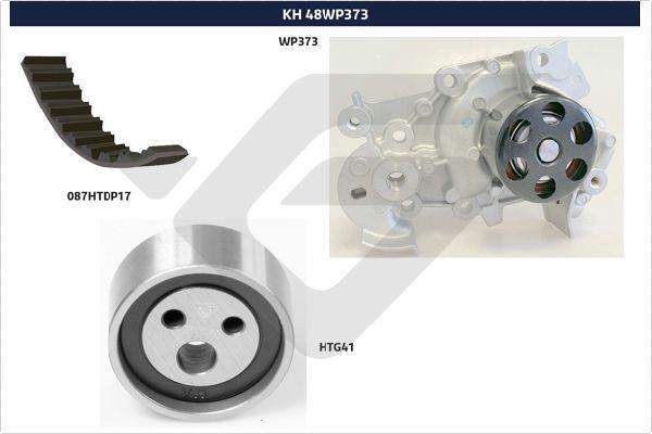 Hutchinson KH 48WP373 - Pompe à eau + kit de courroie de distribution cwaw.fr