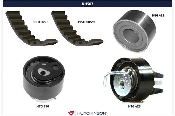 Hutchinson KH 507 - Kit de distribution cwaw.fr