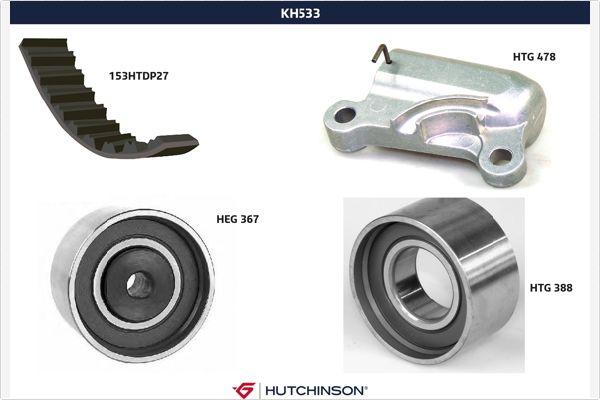 Hutchinson KH 533 - Kit de distribution cwaw.fr