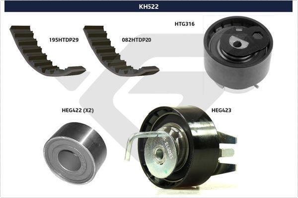 Hutchinson KH 522 - Kit de distribution cwaw.fr