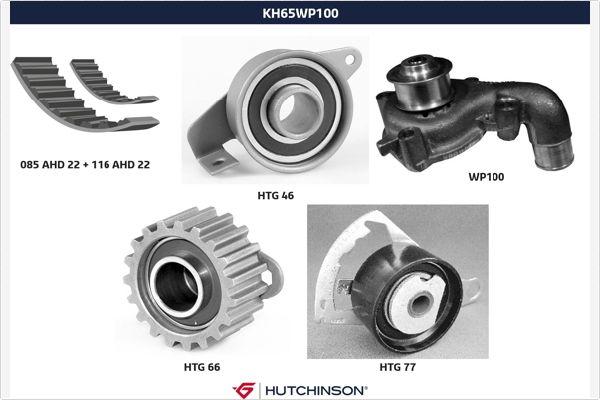 Hutchinson KH 65WP100 - Pompe à eau + kit de courroie de distribution cwaw.fr