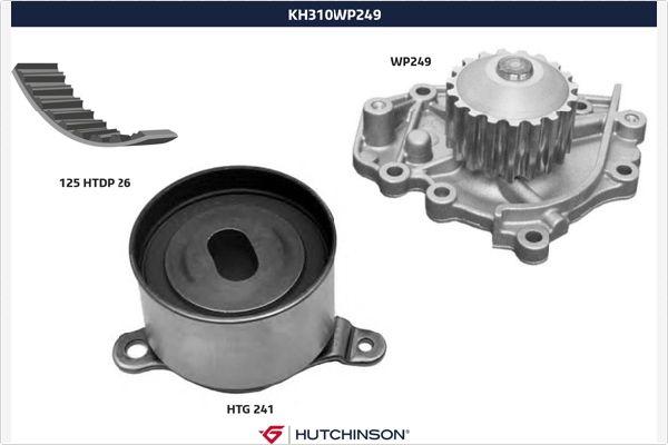 Hutchinson KH 310WP249 - Pompe à eau + kit de courroie de distribution cwaw.fr