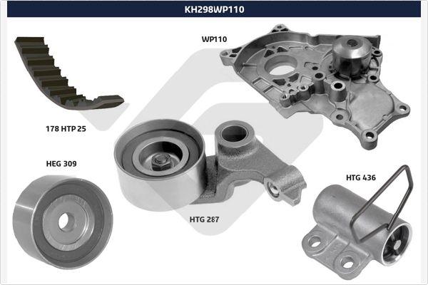 Hutchinson KH 298WP110 - Pompe à eau + kit de courroie de distribution cwaw.fr