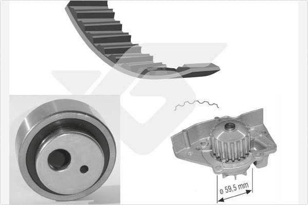 Hutchinson KH 25WP11 - Pompe à eau + kit de courroie de distribution cwaw.fr