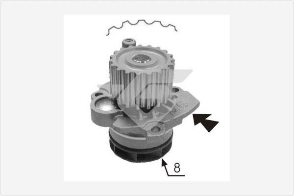 Hutchinson WP0056V - Pompe à eau cwaw.fr