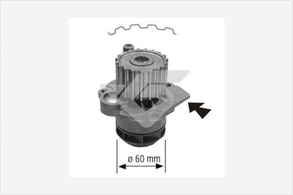 Hutchinson WP0058V - Pompe à eau cwaw.fr