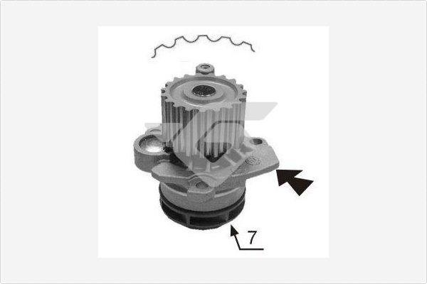 Hutchinson WP0067V - Pompe à eau cwaw.fr