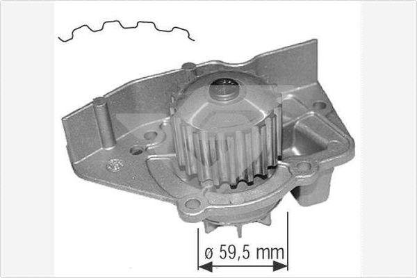 Hutchinson WP0027V - Pompe à eau cwaw.fr