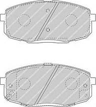 Hyundai 58101-1HA20 - Kit de plaquettes de frein, frein à disque cwaw.fr