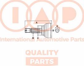 IAP QUALITY PARTS 406-17005 - Jeu de joints, arbre de transmission cwaw.fr