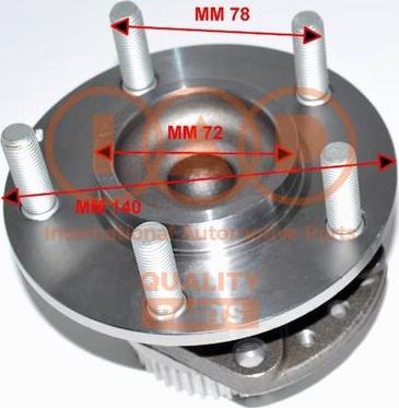 IAP QUALITY PARTS 408-02014K - Moyeu de roue cwaw.fr