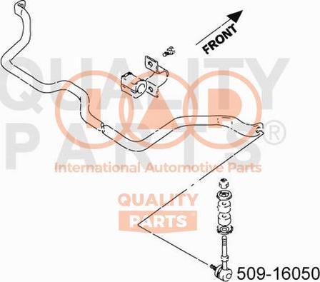 IAP QUALITY PARTS 509-16050 - Entretoise / tige, stabilisateur cwaw.fr