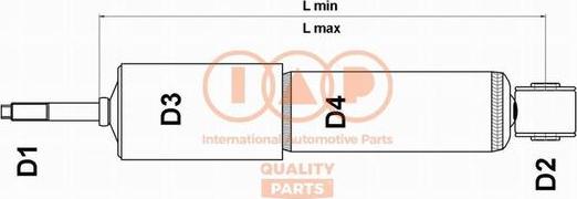 IAP QUALITY PARTS 504-09071 - Amortisseur cwaw.fr