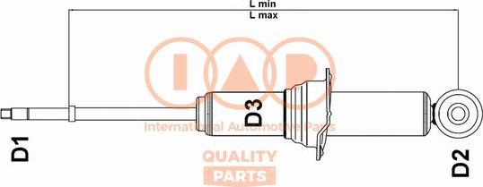 IAP QUALITY PARTS 504-06066U - Amortisseur cwaw.fr