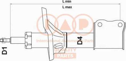 IAP QUALITY PARTS 504-17084 - Amortisseur cwaw.fr