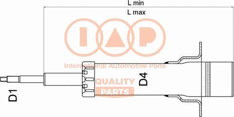 IAP QUALITY PARTS 504-06013U - Amortisseur cwaw.fr