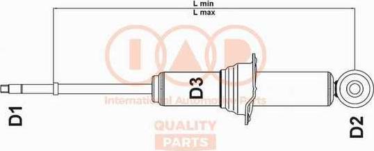 IAP QUALITY PARTS 504-06061 - Amortisseur cwaw.fr