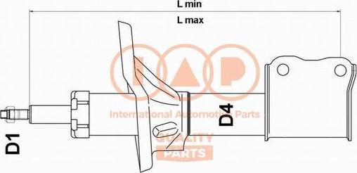 IAP QUALITY PARTS 504-06080 - Amortisseur cwaw.fr