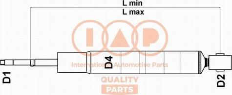 IAP QUALITY PARTS 504-07058 - Amortisseur cwaw.fr