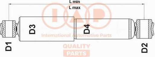 IAP QUALITY PARTS 504-02013 - Amortisseur cwaw.fr