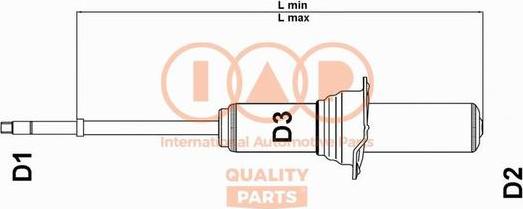 IAP QUALITY PARTS 504-11156 - Amortisseur cwaw.fr