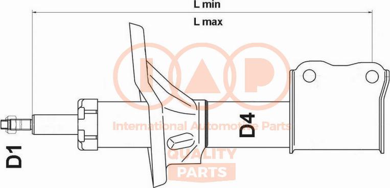 IAP QUALITY PARTS 504-10084 - Amortisseur cwaw.fr