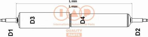 IAP QUALITY PARTS 504-13010 - Amortisseur cwaw.fr