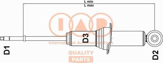 IAP QUALITY PARTS 504-12022 - Amortisseur cwaw.fr