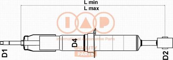 IAP QUALITY PARTS 504-17055 - Amortisseur cwaw.fr