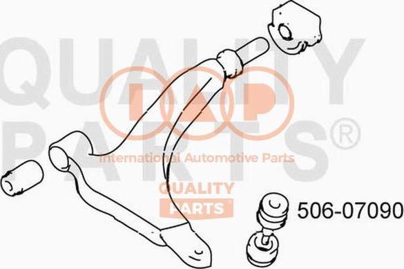 IAP QUALITY PARTS 506-07090 - Rotule de suspension cwaw.fr