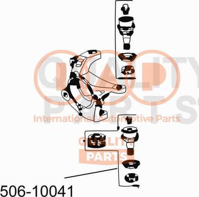 IAP QUALITY PARTS 506-10041 - Rotule de suspension cwaw.fr