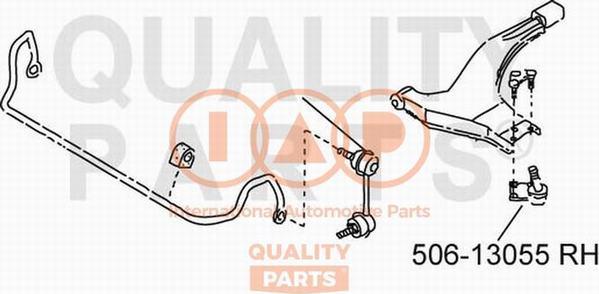 IAP QUALITY PARTS 506-13055 - Rotule de suspension cwaw.fr