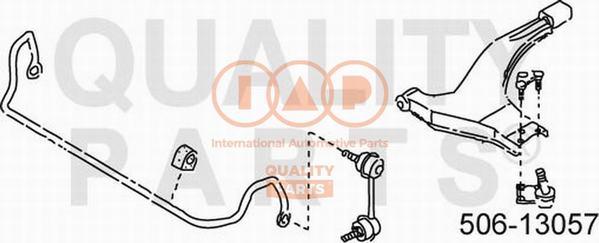 IAP QUALITY PARTS 506-13057 - Rotule de suspension cwaw.fr