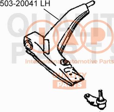 IAP QUALITY PARTS 503-20041 - Bras de liaison, suspension de roue cwaw.fr