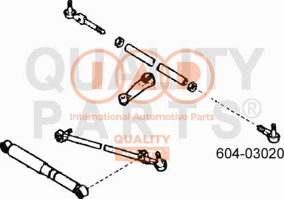 IAP QUALITY PARTS 604-03020 - Rotule de barre de connexion cwaw.fr