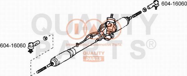 IAP QUALITY PARTS 604-16060 - Rotule de barre de connexion cwaw.fr