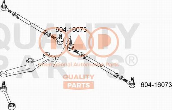 IAP QUALITY PARTS 604-16073 - Rotule de barre de connexion cwaw.fr