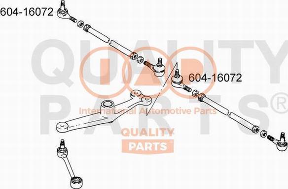 IAP QUALITY PARTS 604-16072 - Rotule de barre de connexion cwaw.fr