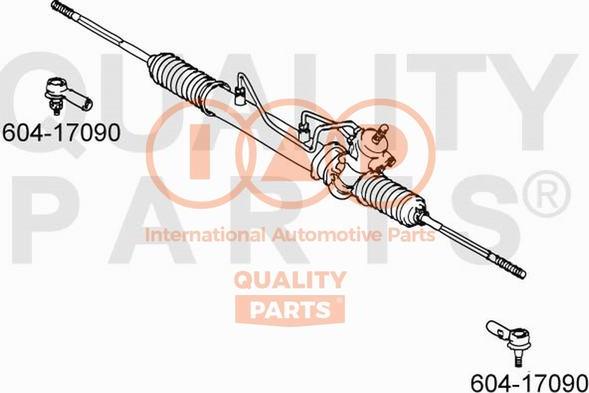 IAP QUALITY PARTS 604-17090 - Rotule de barre de connexion cwaw.fr