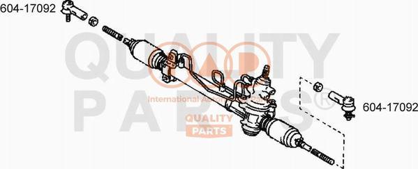 IAP QUALITY PARTS 604-17092 - Rotule de barre de connexion cwaw.fr