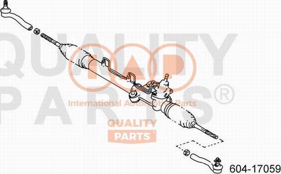 IAP QUALITY PARTS 604-17059 - Rotule de barre de connexion cwaw.fr