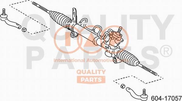 IAP QUALITY PARTS 604-17057 - Rotule de barre de connexion cwaw.fr