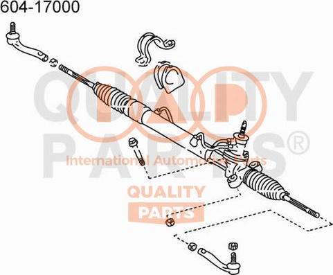 IAP QUALITY PARTS 604-17000 - Rotule de barre de connexion cwaw.fr