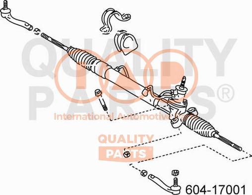 IAP QUALITY PARTS 604-17001 - Rotule de barre de connexion cwaw.fr