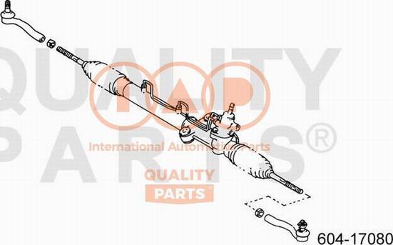 IAP QUALITY PARTS 604-17080 - Rotule de barre de connexion cwaw.fr