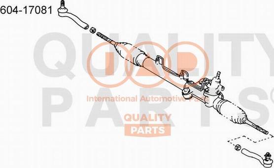 IAP QUALITY PARTS 604-17081 - Rotule de barre de connexion cwaw.fr