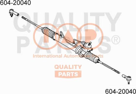 IAP QUALITY PARTS 604-20040 - Rotule de barre de connexion cwaw.fr