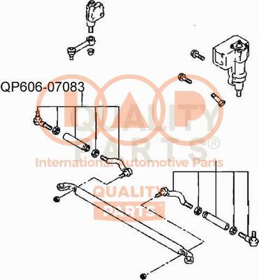 IAP QUALITY PARTS 606-07083 - Rotule de direction cwaw.fr