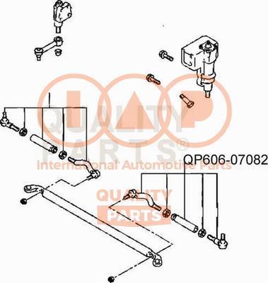 IAP QUALITY PARTS 606-07082 - Rotule de direction cwaw.fr