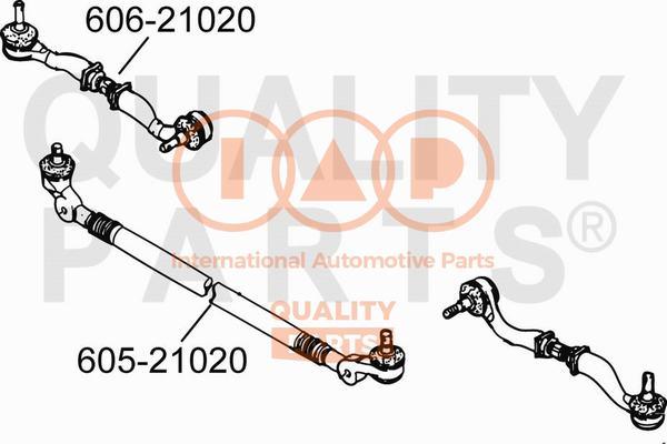 IAP QUALITY PARTS 606-21020 - Rotule de direction cwaw.fr